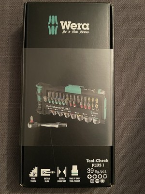Wera Tool-Check PLUS 1 05049055001 Bit-Set 39teilig Schlitz, Kreuzschlitz Phi...