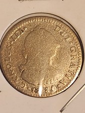 1780 FM Mexico Spanish Colony 1 Real, Silver, KM #75