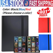 360 Card Pocket Binder with Elastic 9 Pocket Trading Cards Album Folder 