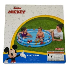 Disney Mickey Mouse Funhouse Kiddie Pool 37 Gal Bestway Inflatable Summer Toy