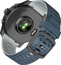 MYSNBKN Compatible with Coros Pace 2/Apex 42mm/Apex 2 Watch 20MM, Blue Gray