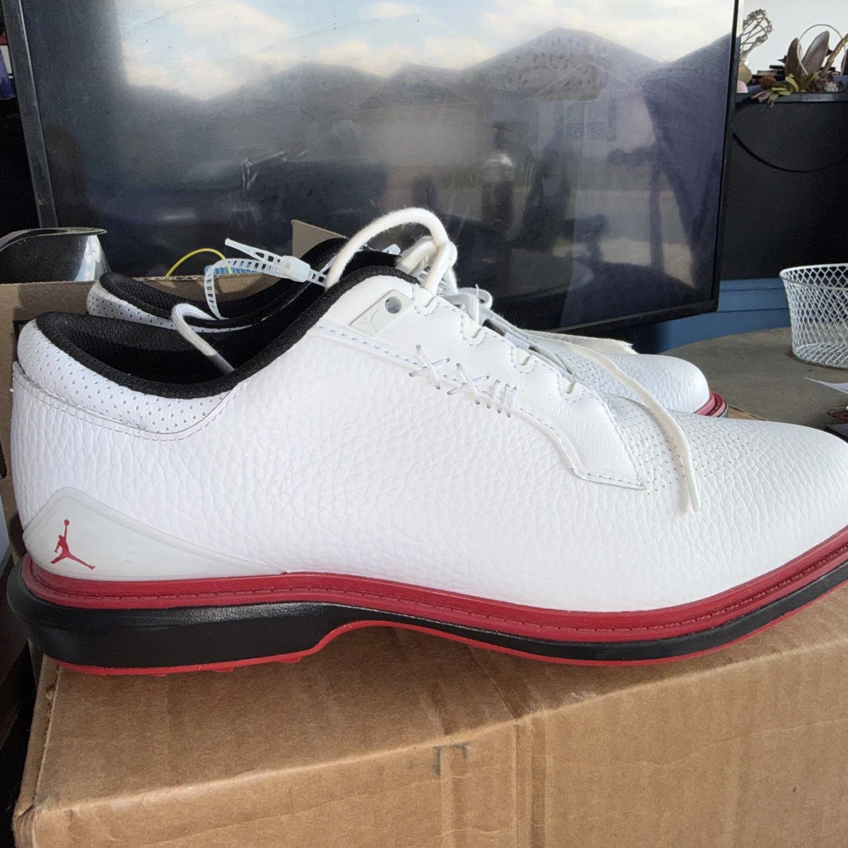 Jordan ADG 5 White Black Varsity Red for Sale | Authenticity