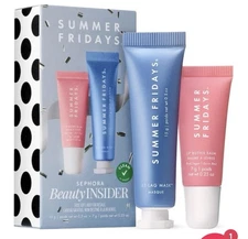 Self-Care Celebration Summer Fridays Calming Mask Soothing Lip Balm Moisturizer