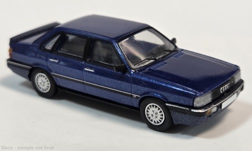 Brekina PCX870715 - 1/87 Audi 90, Dark Blue, 1984 - New
