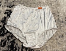 Warner's Vtg 5184K Nylon White Panties Full Brief Underwear Sz 7 Large Womens