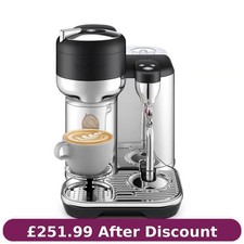 Image of Sage The Vertuo Creatista SVE850BTR Pod Coffee Machine 1500W Black Truffle*