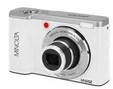 Minolta MNB5Z 56MP 5K Ultra HD 2.8" LCD Screen Digital Camera, White