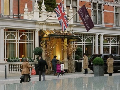 Photo A3 Doormen at the Connaught Westminster Greet guests arriving at C c2012