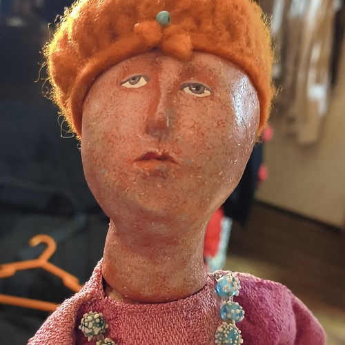  Rare Vintage Carlye Crisler Anthropological Art Doll - Hand Signed   