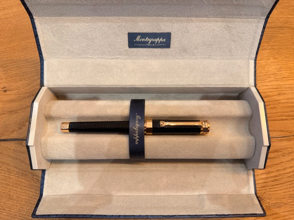 Montegrappa Nero Uno Linea Feder 18K B - Bild 2 von 4