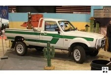 1/43 Diecast Peugeot 504 Pickup 4x4 Dangel 1985 White