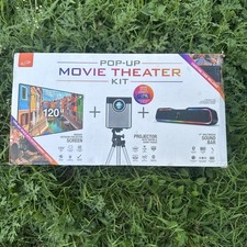Ilive Pop-up Movie Theater Kit Projector With Bluetooth 120 Screen The2024bdl
