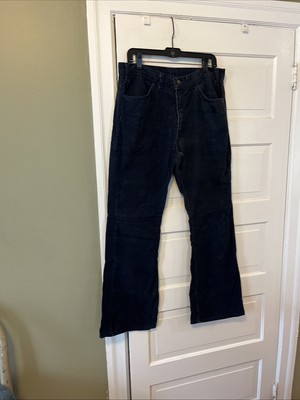 Vtg 70s 80s Levi's 646 Corduroy Bell Bottom Pants Blue 34 x Vtg 70s 80s Levi's 646 Corduroy Bell Bottom Pants Blue 34 x