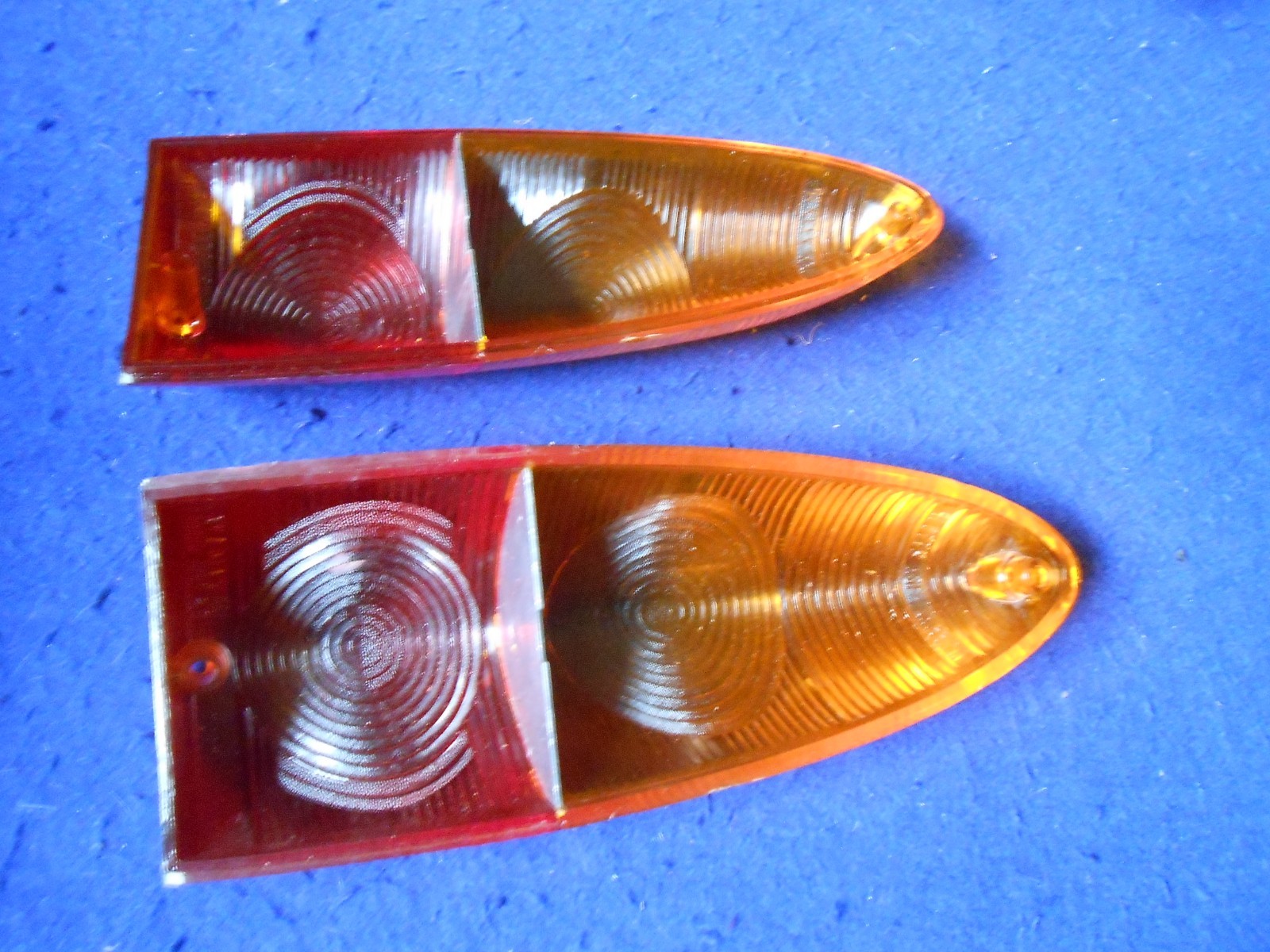 NOS Altissimo Amber/Red Tail Lamp Lens Pair Ferrari 250GTE 1GM27731P