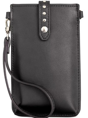 I.n.c. International Concepts Ashlii Phone Wristlet Crossbody, Black Card Case