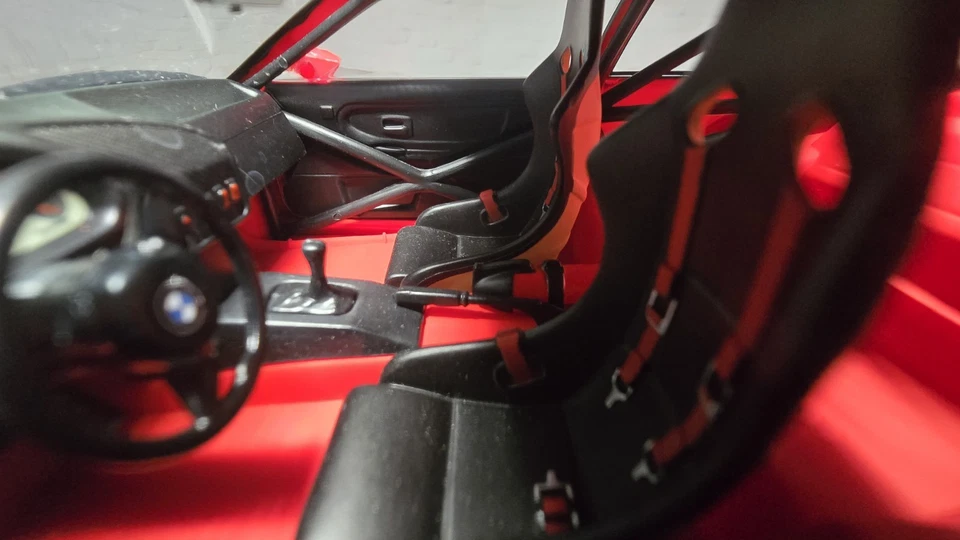 Rare BMW E36 M3 GTR 3 Series RES UT Models Diecast Car Model 1:18 1/18 Scale - Image 3 of 4