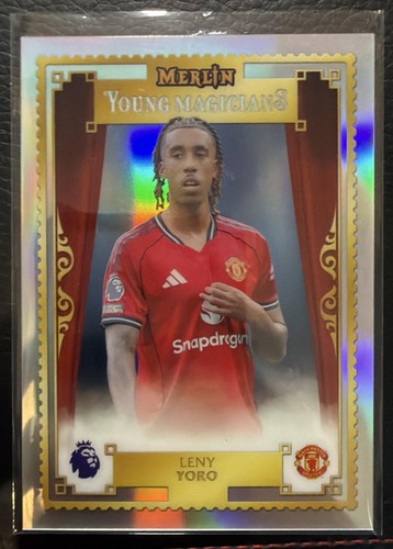 2026 Topps Merlin Premier League Leny Yoro Young Magicians #YM-14 Man U