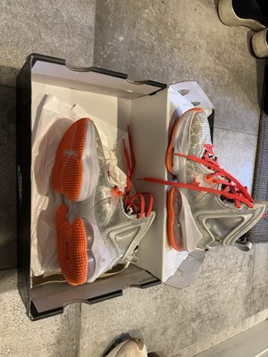 New/In Box/Used Twice LeBron XIX (GS) Kids Basketball Shoe Size 5.5 Orange