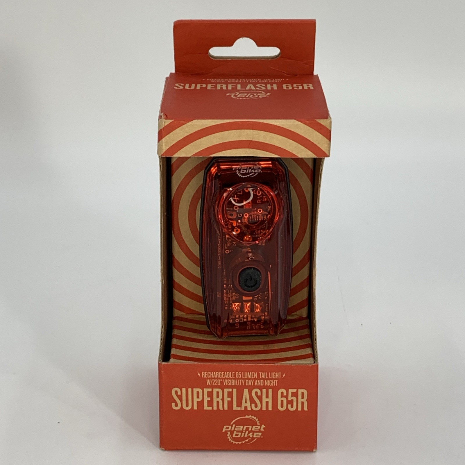 Planet Bike Superflash 65R Rechargeable Bike Tail Light USB 