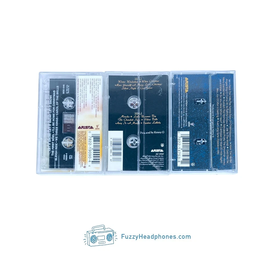 (3) Kenny G Christmas Cassette Tapes: Faith Wishes Miracles Holiday Album TESTED Foto 2 de 4