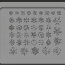 Retro Pattern 3D Silicone Nail Mold DIY Weaving Sweaters Bows Flower Template