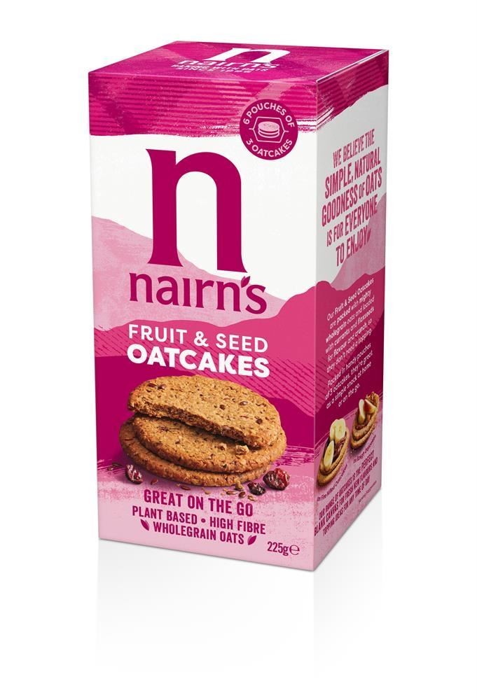 Nairns Fruit & Seed Oatcakes 225g - 2 Pack - Image 4