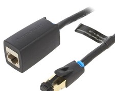 Extender Ethernet; F/FTP; Cat 8; RJ45 socket, RJ45 plug; OFC; - IKHBL | EU Stock