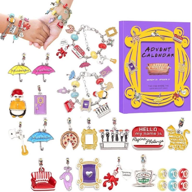 Advent Calendar 2025-24 Days of FRIENDS Charm Bracelet Kit - Image 3 of 4