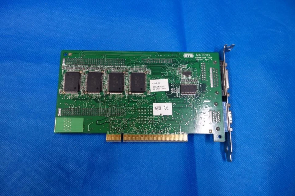Matrox Millennium Ii Wram 8mb Pci Graphics Card Tested Working Vintage Pc - Image 2 of 4