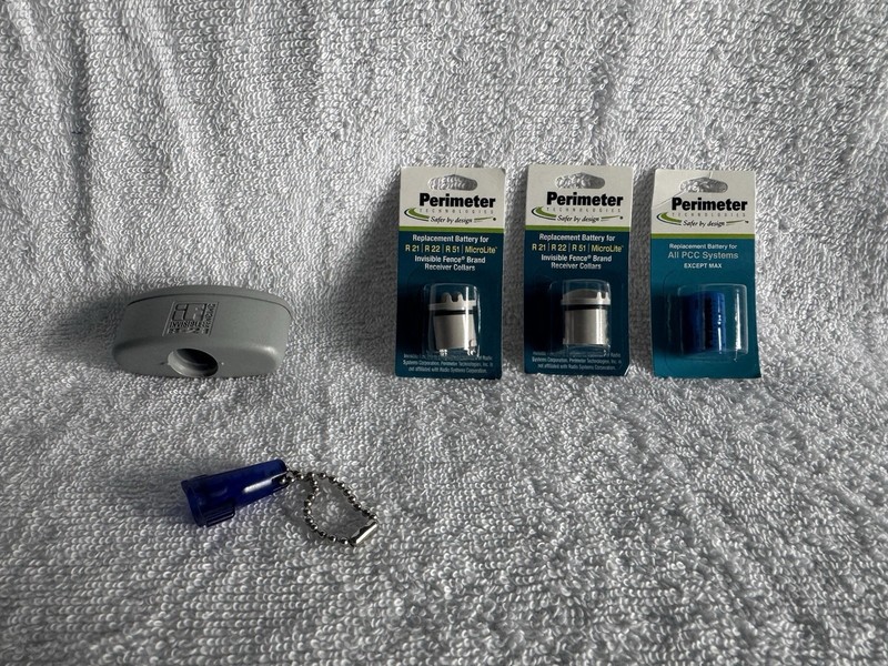 Invisible Fence Power Cap Batteries for R21/R22/R51/MICROLITE w/ Battery Tester