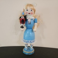 "Suite Cascanueces Clara Bailarina Madera Navidad Cascanueces 15"" Cabello Rubio"
