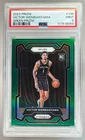 117518059 Victor Wembanyama 2023 Panini Prizm #136 Green Rookie RC PSA 9
