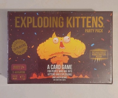 EXPLODING KITTENS *Party Pack* 2-10 Players Card Game NEW