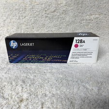 New in box Genuine HP 128A CE323A Magenta Toner Cartridge