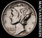 1942-S Mercury Dime- Silver- Scarce Better Date No Reserve #J2692