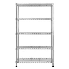 5 Tier NSF Wire Shelving Unit, Heavy Duty Adjustable Metal Shelf Storage Rack