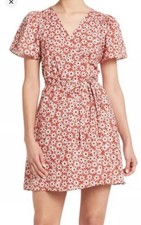 Madewell Daisy Wrap Dress Size XL 100% Cotton Lightweight Cottagecore Picnic