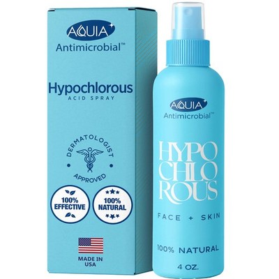 Hypochlorous Acid Spray for Face, Skin, Acne & Piercing Aftercare - 4 oz