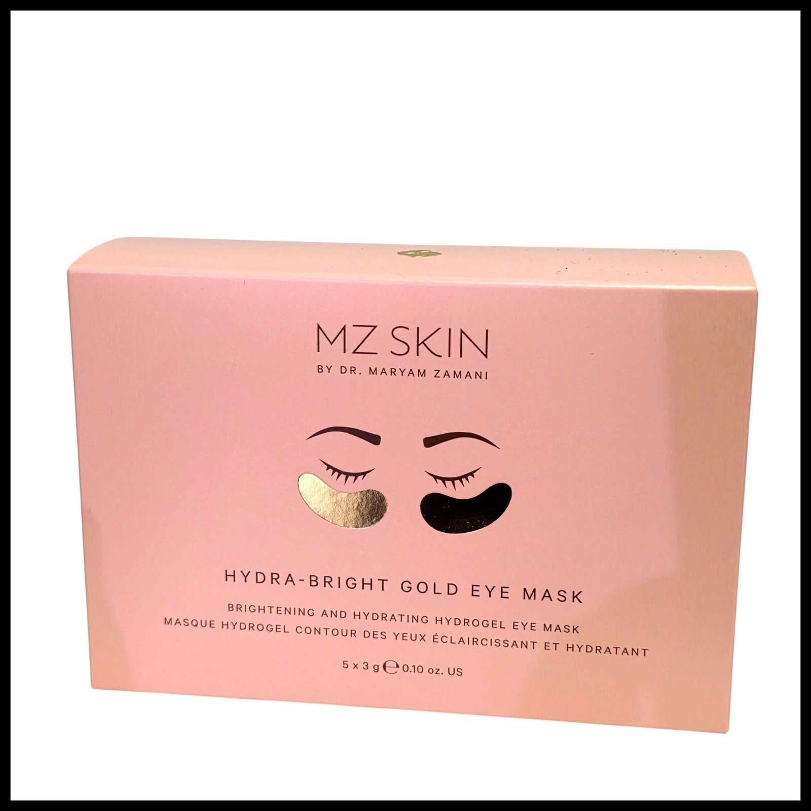 MZ Skin Hydra Bright Gold Eye Mask Brightening Hydrating 5 x 3g New 4090₽