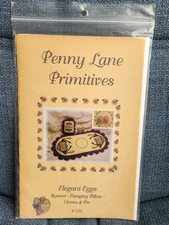 Penny Lane Primitives Wool Pattern #123 Elegant Eggs Easter Runner, Etc.