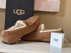 "UGG" New in Box MEN'S LEATHER "ASCOT" SLIPPERS AUSTRALIAN SHEEPSKIN *Size 12 — photo 3