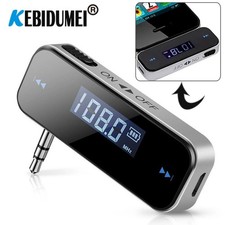 3.5Mm FM Transmitter Music Audio LCD Display Wireless Handsfree Car Kit for Ipho