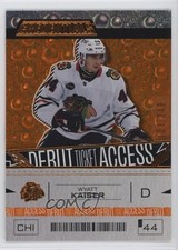 2023 Upper Deck Credentials Debut Ticket Access Orange 121/249 Wyatt Kaiser 5x5