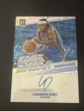 2022-23 Panini Donruss Optic - Fast Break Signatures Luguentz Dort #FBS-LGD (AU)