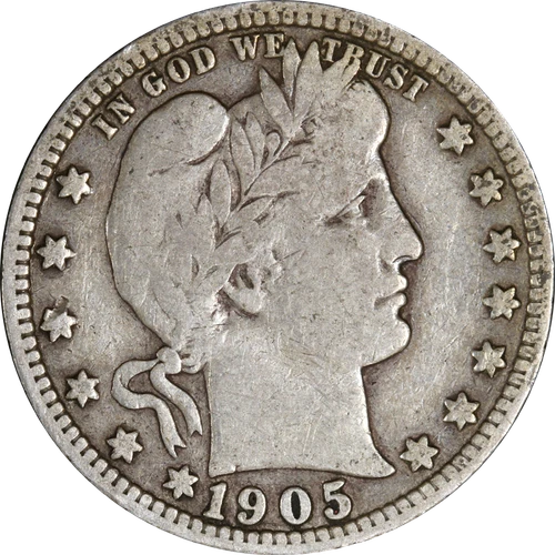 1905-S Barber Quarter
