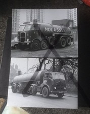 Vintage Road Tankers 1 Photo & 1 Postcard 1950/60 ish Molasses Foden Unknown Etc