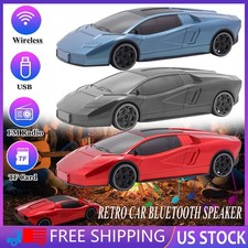 Bluetooth Car Replica Speaker HD Stereo Sound Wireless Speaker TWS/ FM/ USB/TF