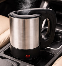 Auto Wasserkocher 24V 0,5L Edelstahl 250W LKW TIR Bus Kfz Kocher