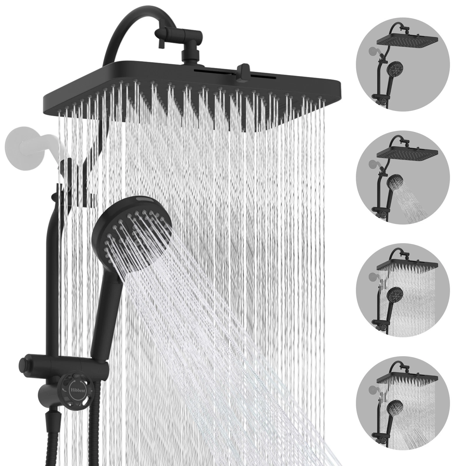 High Pressure Shower Head Handheld Spray Combo Slide Bar with Height Adjustable
Opens in a new windo