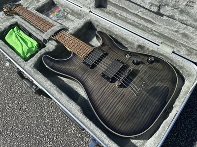 Schecter Diamond Series DAMIEN ELITE (RARE COLOR TRANS BLACK BURST)